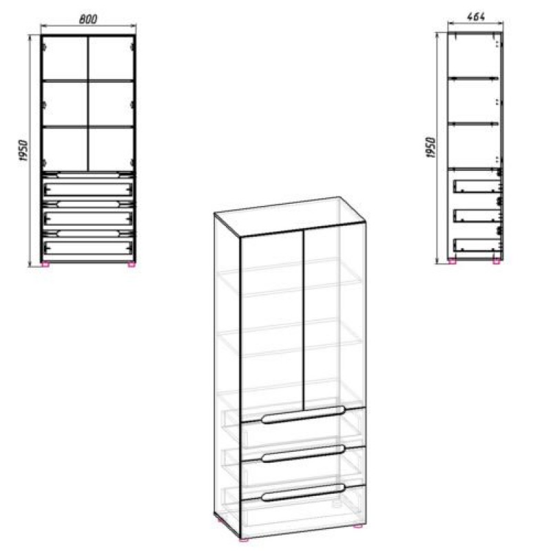 МС СТИЛЬ ШАФА-22 Компаніт