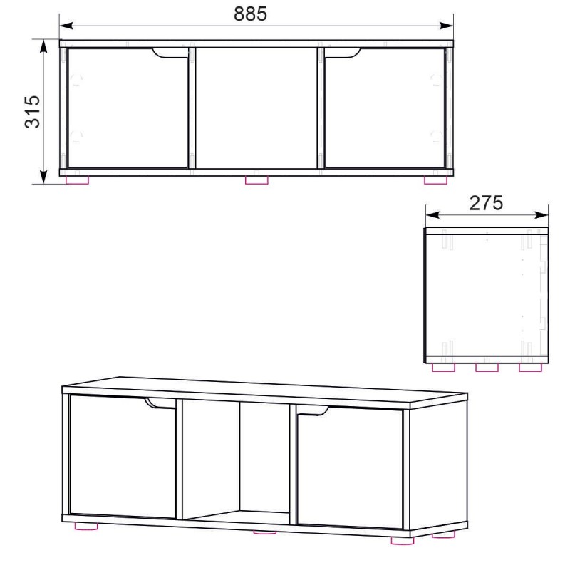 Полиця П-36 Компаніт