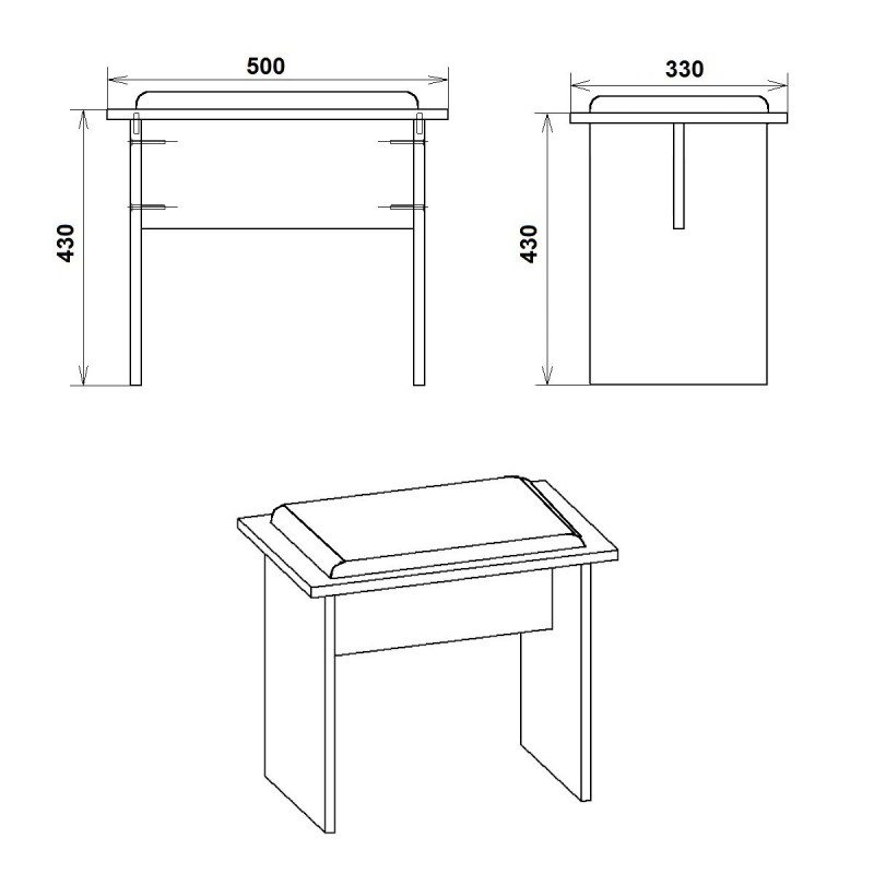 Табурет Т-7 Компаніт