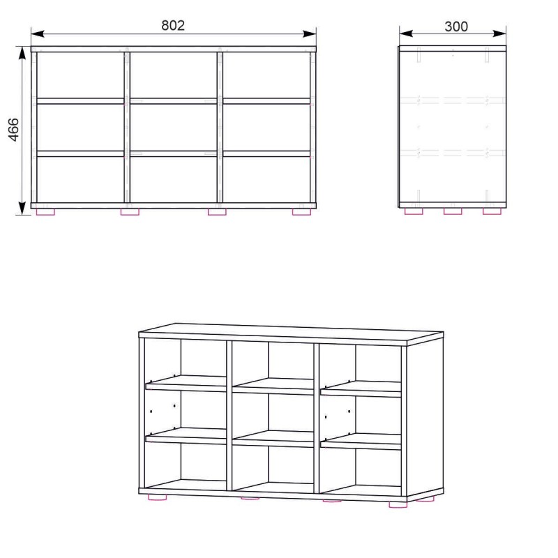 Тумба під взуття ТО-26 Компаніт