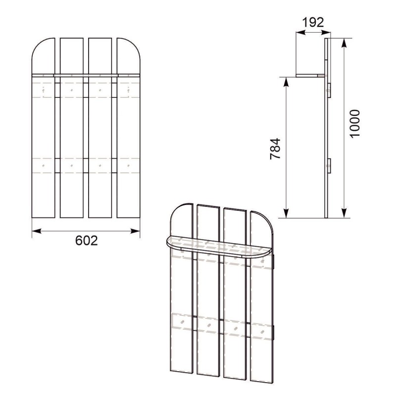 Вішалка-5 Компаніт
