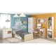Дитяча стінка з ліжком, столом і шафою Типс Мебель Сервіс