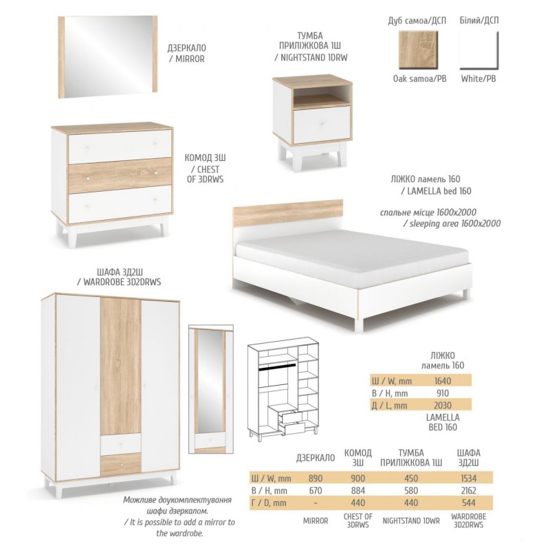 Дзеркало Глорія Мебель Сервіс