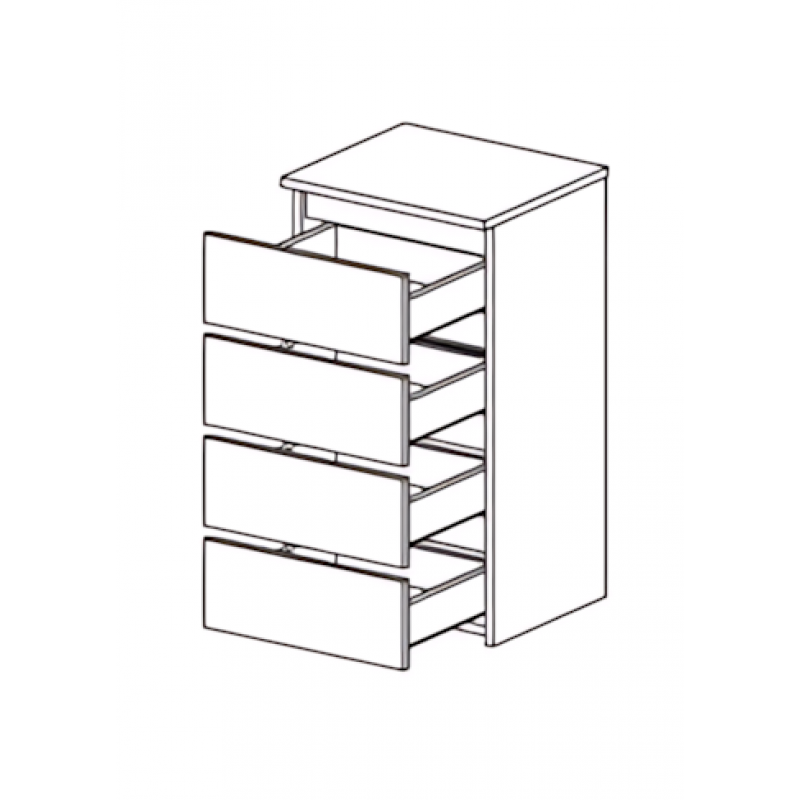 Комод 4Ш Бруклін Мебель Сервіс