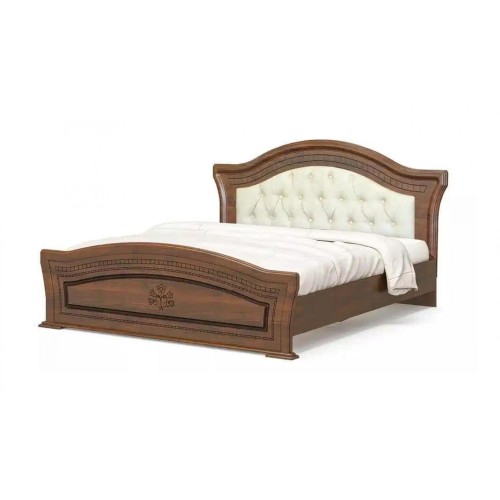 Ліжко з м'яким бильцем 160 Мілано Мебель Сервіс