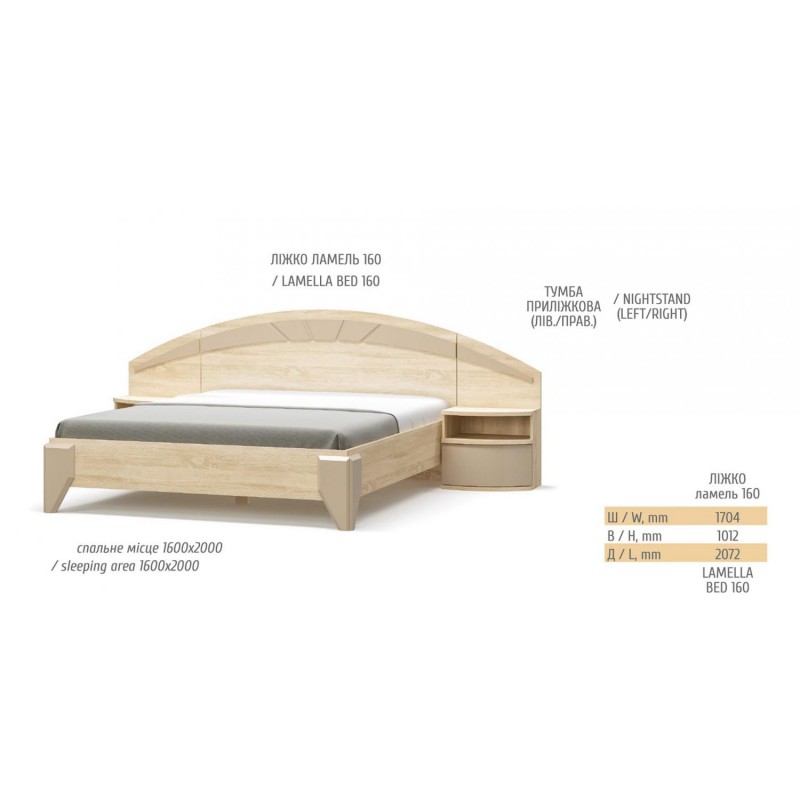 Модульна спальня Аляска Мебель Сервіс