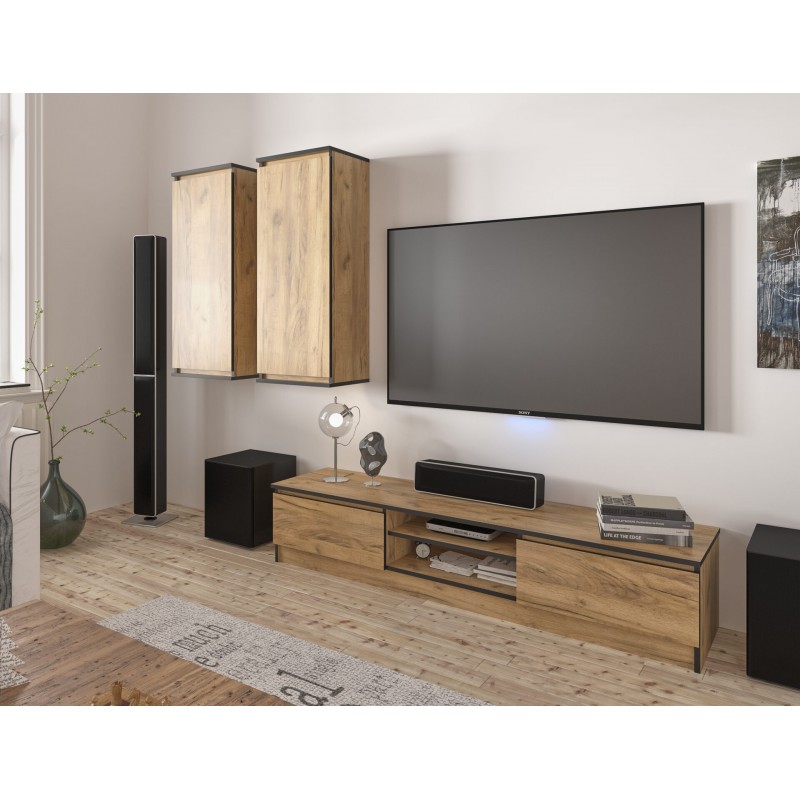 Пенал 1Д3П2Ш Бруклін Мебель Сервіс