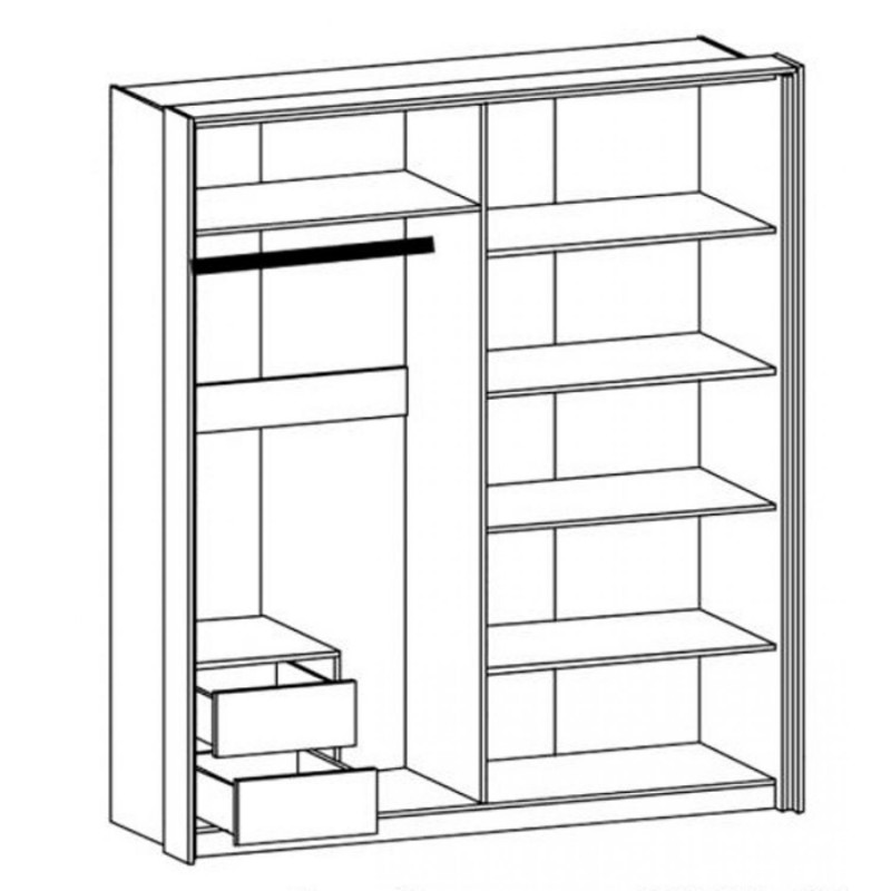 Шафа-купе Кім Мебель Сервіс