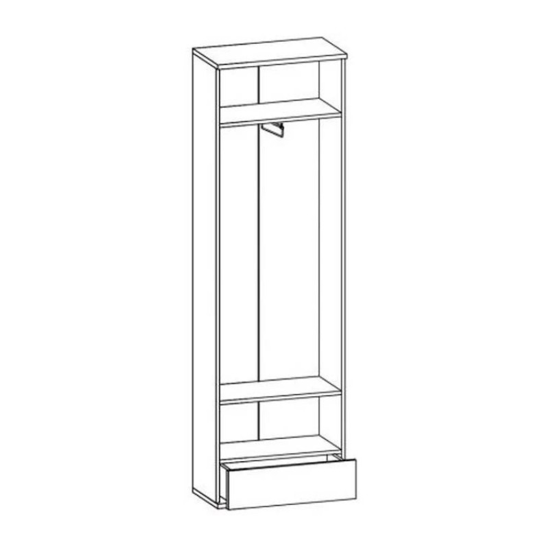 Шафа 2Д1Ш Тріо Мебель Сервіс