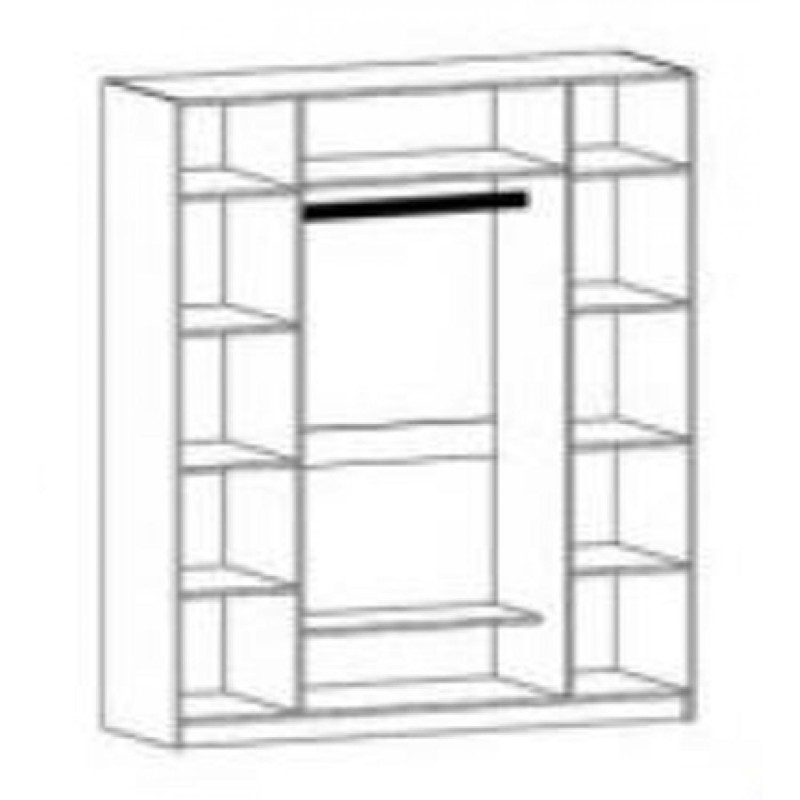 Шафа 4Д Мілано Мебель Сервіс