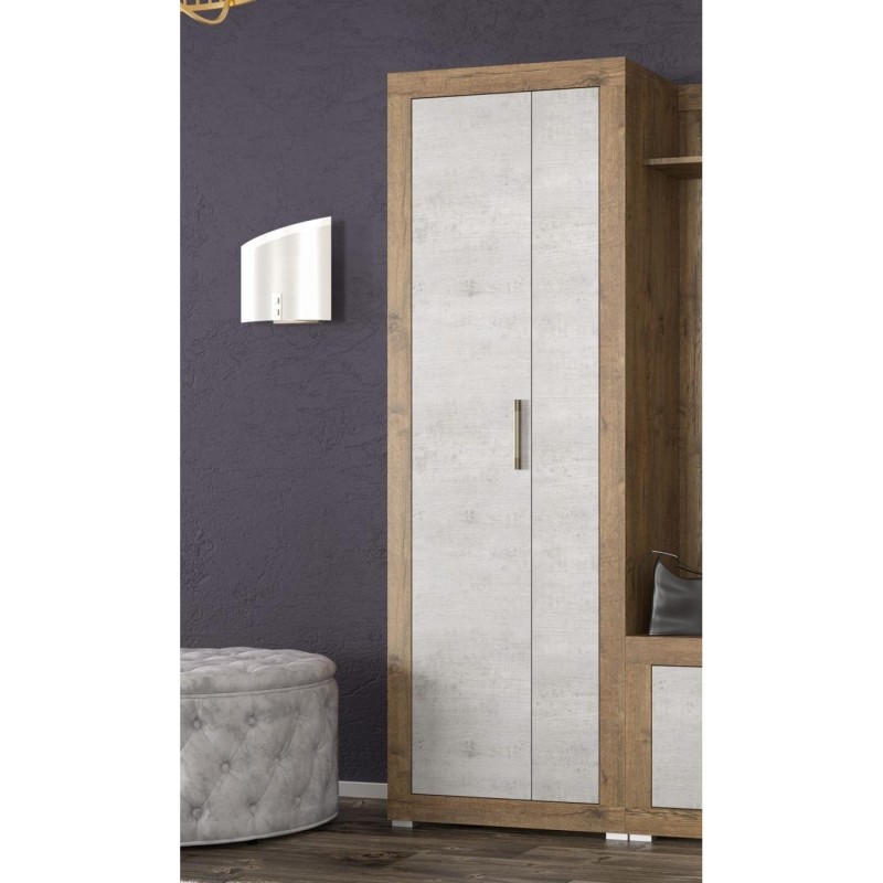 Шафа 680 2Д Парма (бетон індастрі) Мебель Сервіс