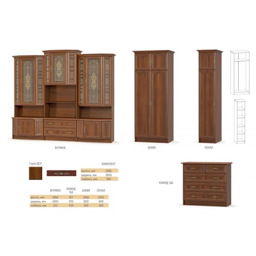 Стінка Барон Мебель Сервіс