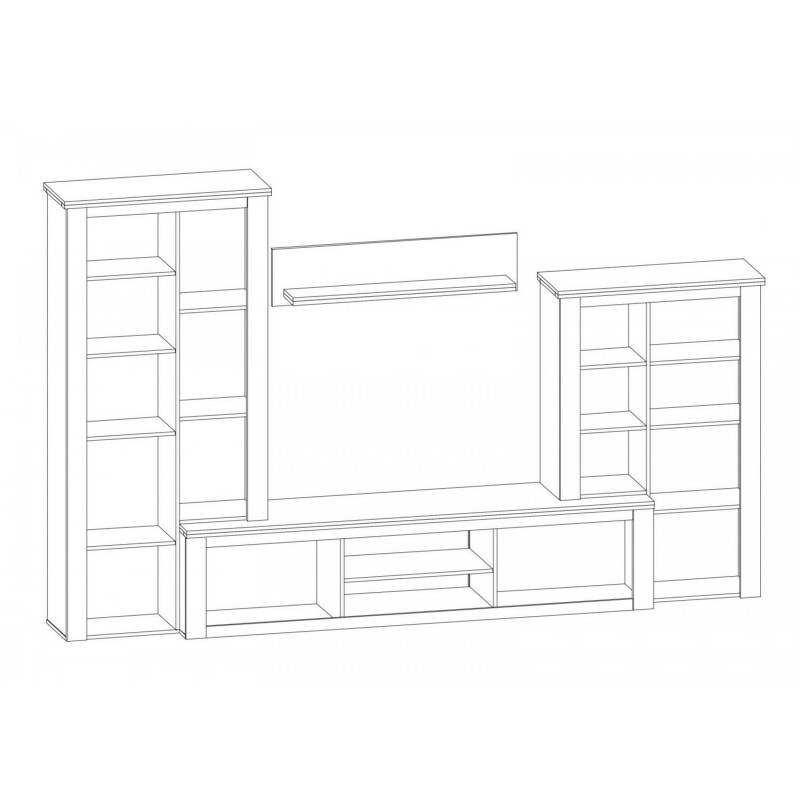 Стінка Монтреал Мебель Сервіс