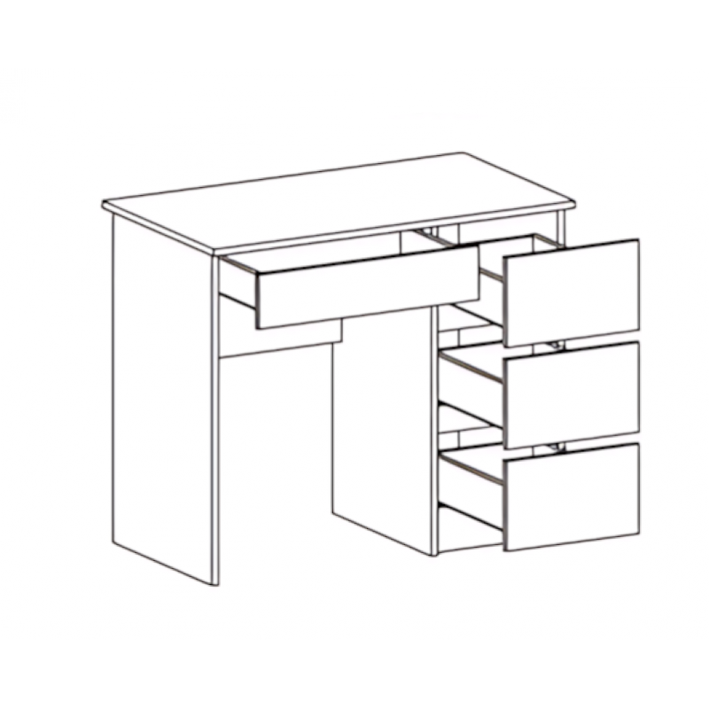 Туалетний столик 4Ш Бруклін Світ меблів