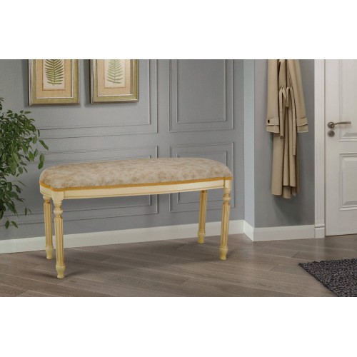 Банкетка 900 Сицилія, слонова кістка+золот патина Мікс меблі