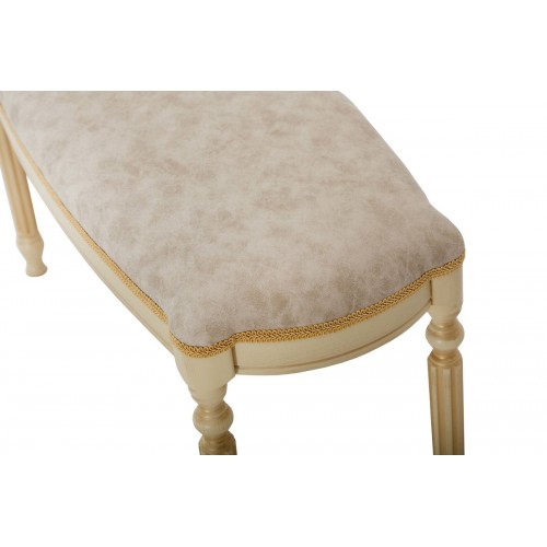 Банкетка 900 Сицилія, слонова кістка+золот патина Мікс меблі