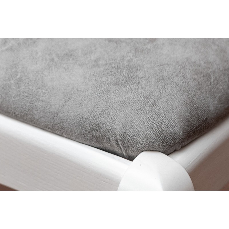 Банкетка з полкою Сієста 1100, біла/Челси 14 Мікс меблі