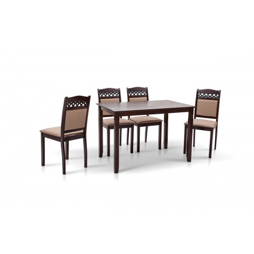 Комплект Бродвей (1+4) Тем.горіх DARK WALNUT Мікс меблі