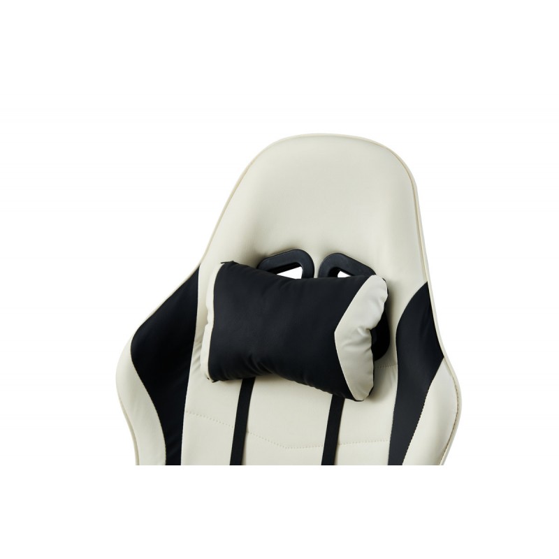 Крісло геймерське Форест, чорний/білий Мікс меблі