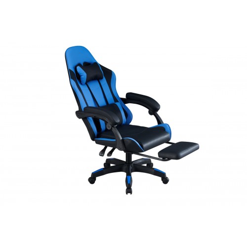 Крісло геймерське Форест, чорний/темно-синій Мікс меблі