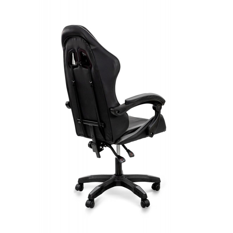 Крісло геймерське Слім, чорний/сірий Мікс меблі