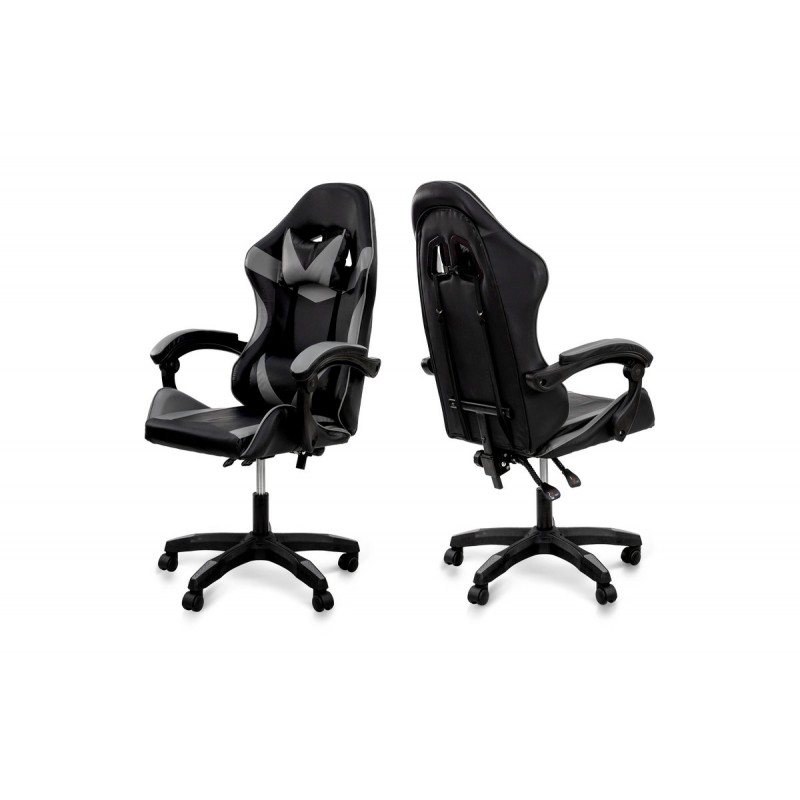 Крісло геймерське Слім, чорний/сірий Мікс меблі