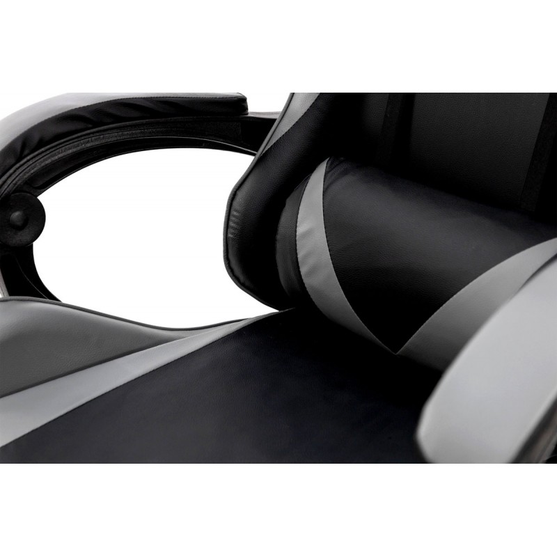 Крісло геймерське Слім, чорний/сірий Мікс меблі