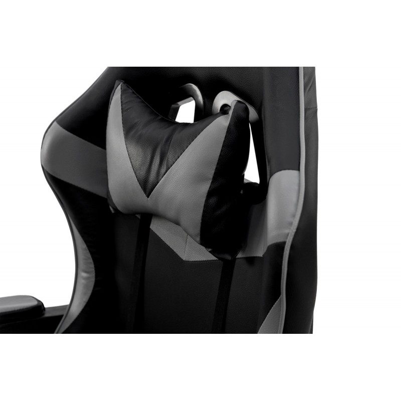 Крісло геймерське Слім, чорний/сірий Мікс меблі