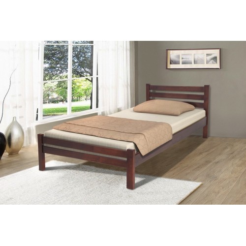 Ліжко Еко  800*2000, тем.горіх Мікс меблі