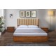Ліжко Каліфорнія під.рам1600*2000,тем.горіх,беат03 Мікс меблі