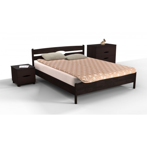 Ліжко Лікерія-Люкс 1400*2000, темн.горіх Мікс меблі