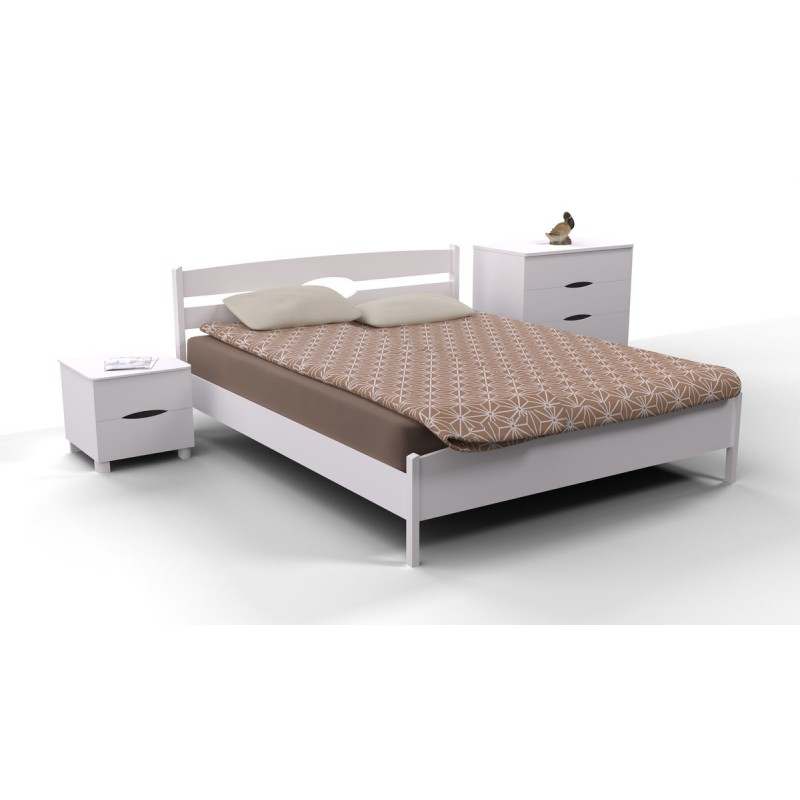 Ліжко Лікерія-Люкс 1600*2000, біла Мікс меблі