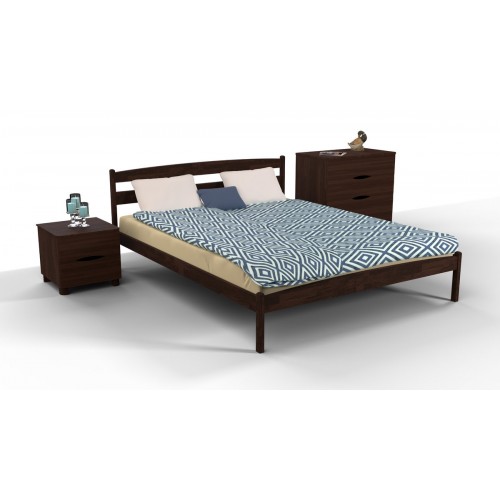 Ліжко Лікерія без ізножья 1400*2000 темн.горіх Мікс меблі
