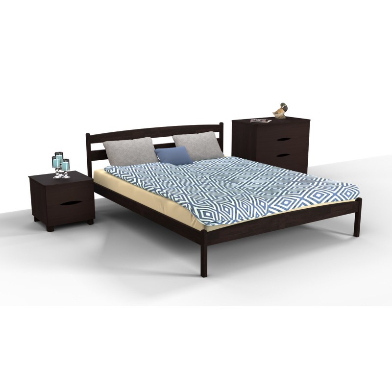 Ліжко Лікерія без ізножья 1600*2000 венге Мікс меблі