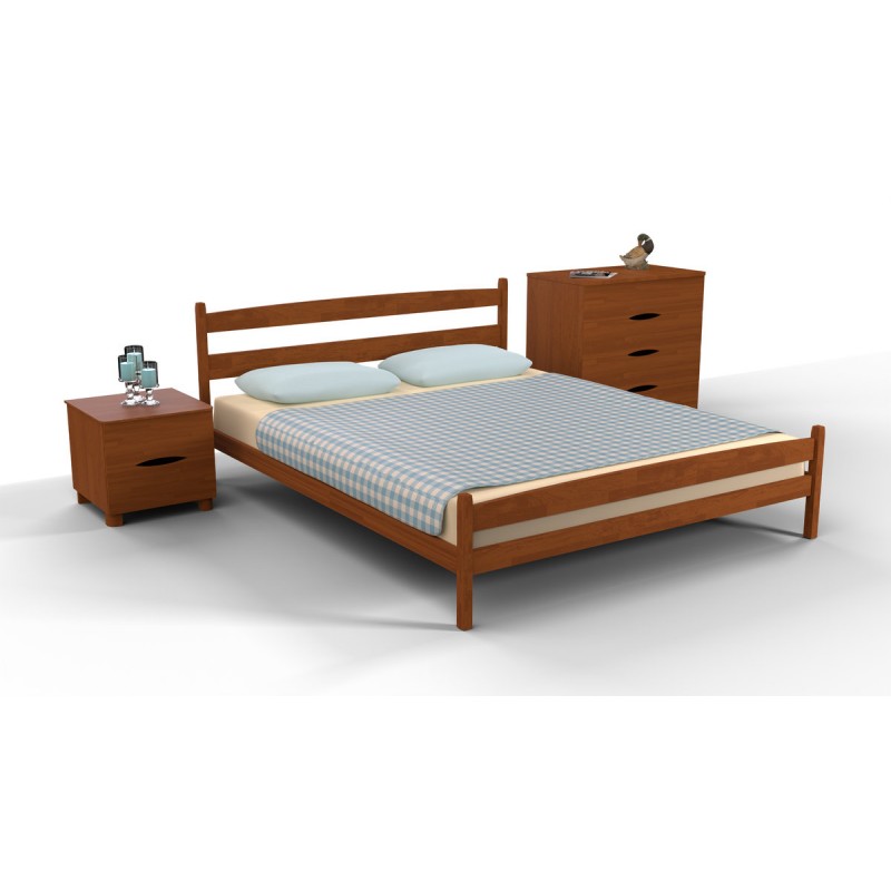 Ліжко Лікерія з ізножьем 1400*2000 світл.горіх Мікс меблі