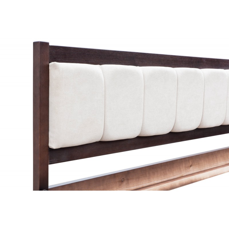 Ліжко Лілі 900*2000, горіх темний (ліве "Г") Мікс меблі