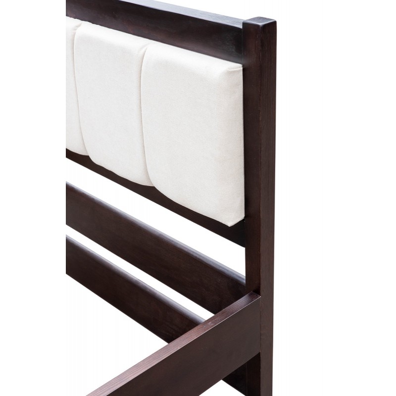 Ліжко Лілі 900*2000, горіх темний (ліве "Г") Мікс меблі