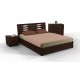 Ліжко Марія Люкс з ящиками 1800*2000 темн. горіх Мікс меблі