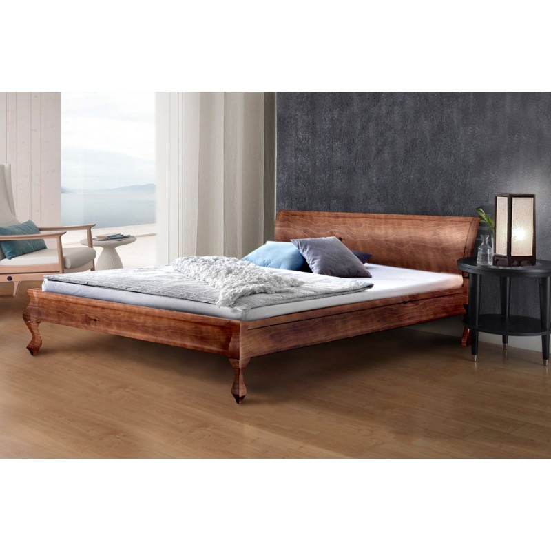 Ліжко Ніколь 1800*2000, горіх темний Мікс меблі