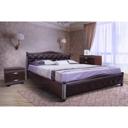Ліжко Прованс (пат.серебро ромб) 1600*2000,венге Мікс меблі