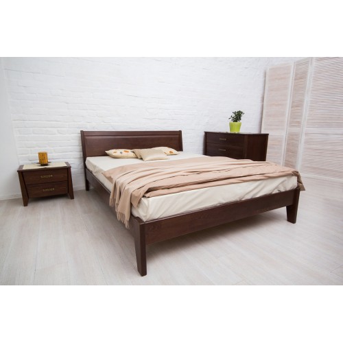 Ліжко Сіті фільонка з ізнож. 1400*2000 тем.горіх Мікс меблі