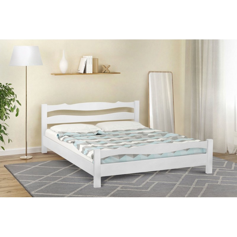 Ліжко Венера 1600*2000, вільха/білий Мікс меблі