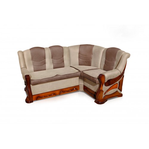 М"який куток розкл.Візит 175*130(Beige+Brown)горіх Мікс меблі