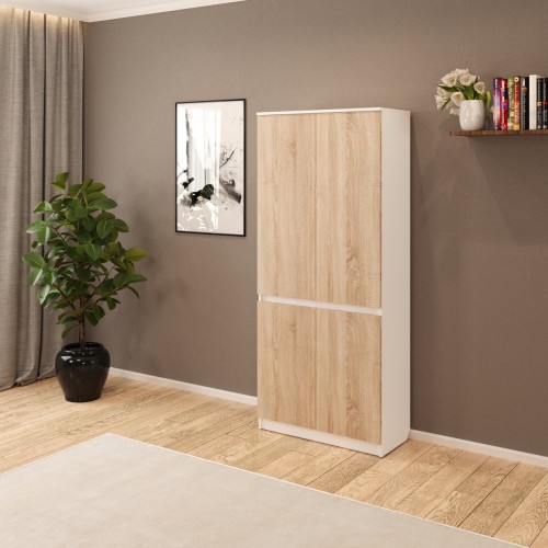 Розпашна шафа Смузі 05 800 білий/сонома Мікс меблі