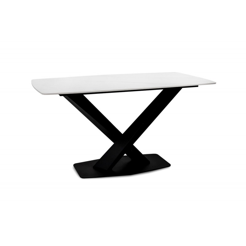 Стіл БІНГО 140*80,  кераміка білий мрамор Мікс меблі