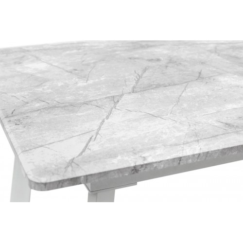 Стіл Етна 120(+40)*75 чорний метал/базальт Мікс меблі