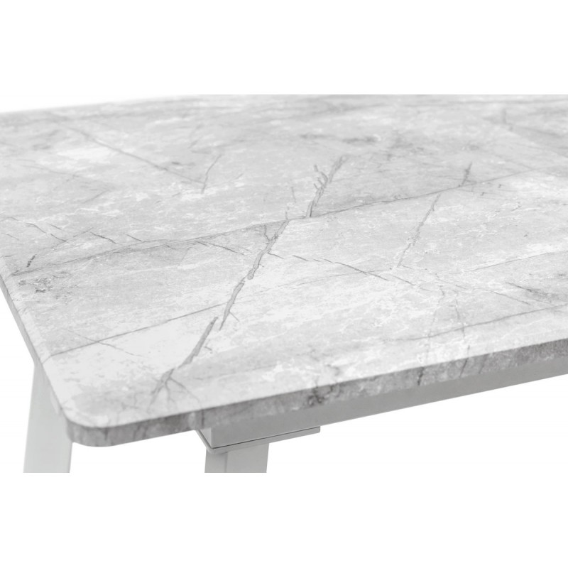 Стіл Етна 120(+40)*75 чорний метал/базальт Мікс меблі