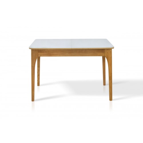 Стіл Фієста (110+350)*70, горіх/білий Мікс меблі