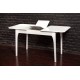 Стіл Фієста (110+35)*70, білий/білий Мікс меблі