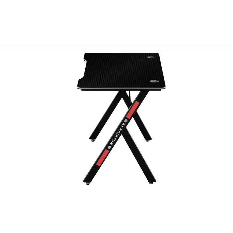 Стіл геймерський Сталкер, чорний/карбон Мікс меблі